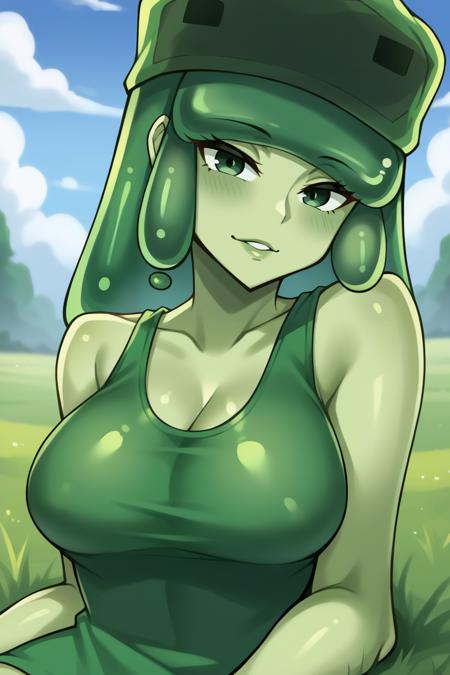 Slime (Mob Talker/Minecraft) SDXL LoRA [Pony Diffusion]