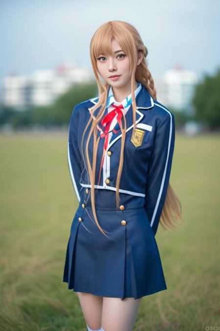 刀剑神域 结城明日奈 校服 yuuki asuna school uniform