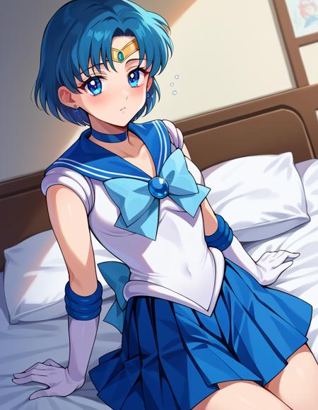 Ami Mizuno (水野 亜美) / Sailor Mercury (セーラーマーキュリー) - Sailor Moon (美少女戦士セーラームーン) - COMMISSION W/ DATASET
