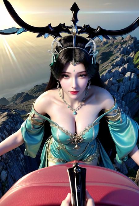 这个虚拟人有点像柳神[国漫女神系列] This virtual girl looks a bit like Liu Shen [Chinese comic goddess]