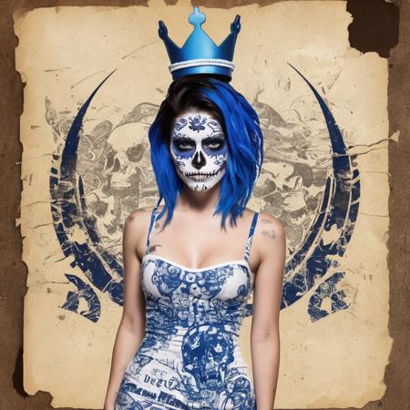 Talavera Catrina Makeup Mexican Skull (Dia de los muertos) LoRA SDXL
