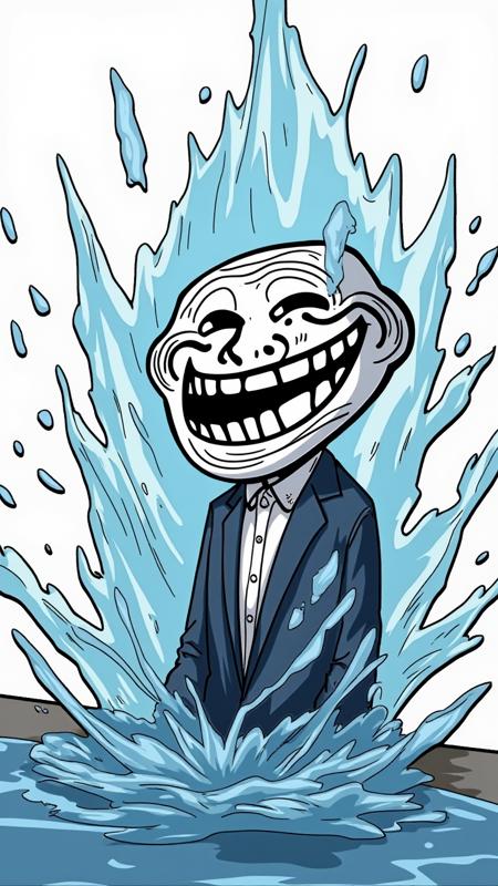 FLUX MEME Machine / FUUUU Rage - Trololo Troll Face / Weird Drawing/Sketch Filter