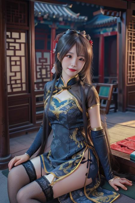 金丝雀旗袍
