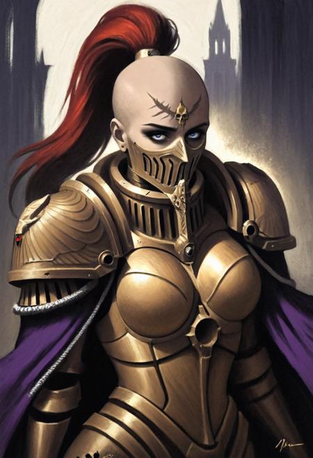 Sisters of Silence: Warhammer 40K (SDXL)
