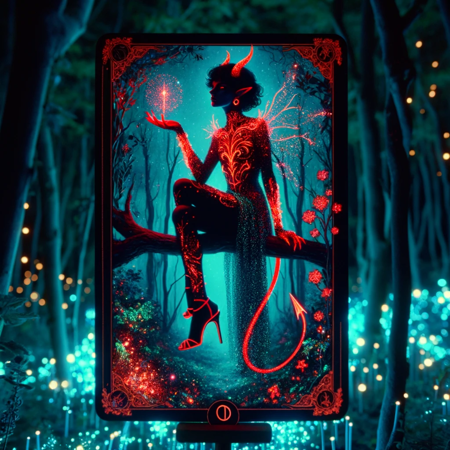 Blacklight Tarot Deck