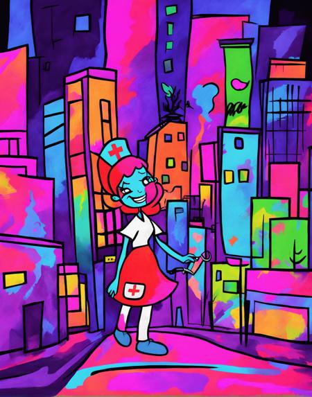 Digital Doodle Cartoon