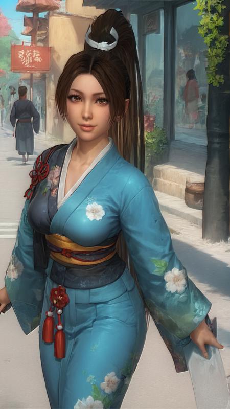 【Pony XL】Mai Shiranui 不知火舞 DOA5LR LoRA ◤Louiswolf_style◢