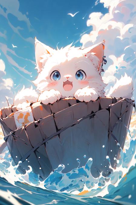 猫猫/Cute cat /midjourney style cat Lora版本v1.0 (ID: 106565)