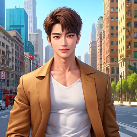handsome face