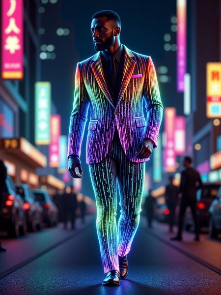 Glowing Glitch FLUX &SDXL