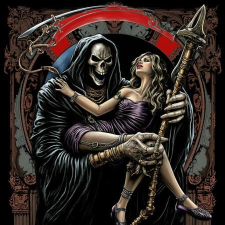 Metal skulls (cringe rocknroll) FLUX AND SDXL