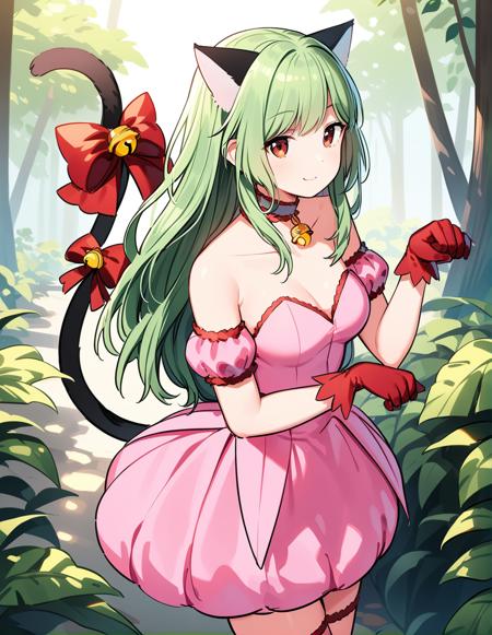 [Animagine & Pony] Mew Ichigo Outfit / Tokyo Mew Mew / ミュウイチゴ衣装 / 東京ミュウミュウ