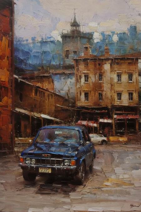 Oil painting(oil brush stroke) - 油画笔触