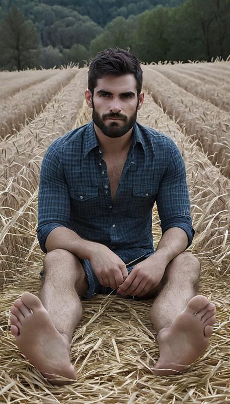 Male feet pose / barefoot