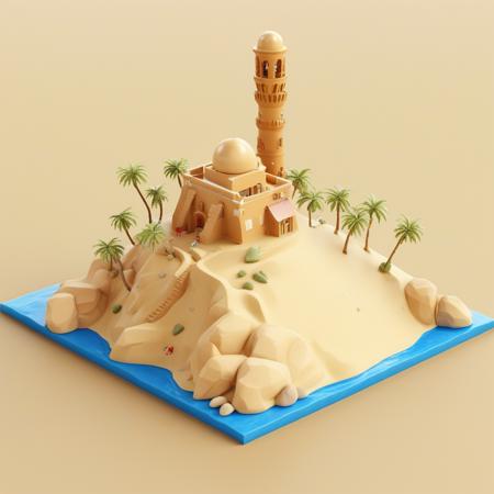 Desert Buildings (Isometric) [SDXL & SD1.5]