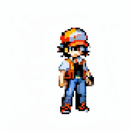 Pokemon Trainer Sprite PixelArt