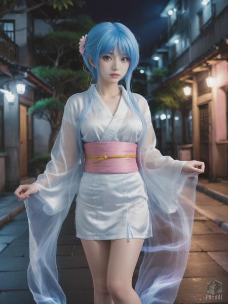 Yukime - Snow spirit from manga (Igoku Sensei Nūbē) - [SDXL & SD1.5]版本v2.0 SDXL (ID: 149992)