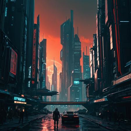 Cyberpunk Cinematic Style XL + F1D (Including Cyberpunk City)
