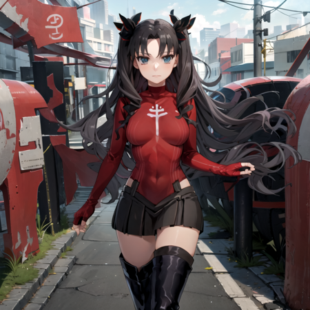 Rin tohsaka  LORA and(Pony)  from fate stay night visual novel
