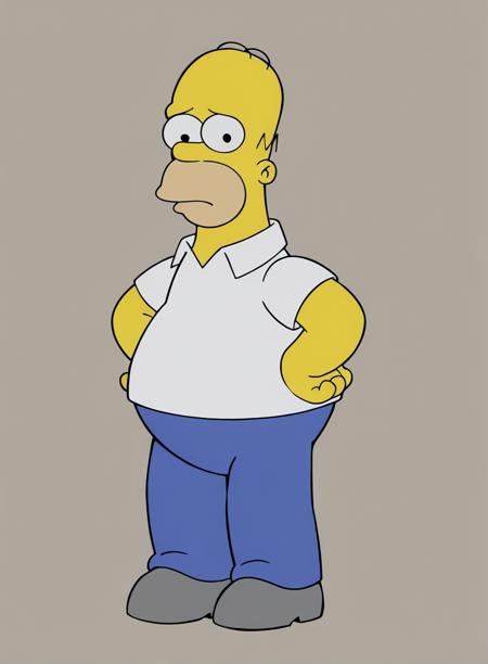 Homer Simpson (The Simpsons) Pony + Illustrious commission