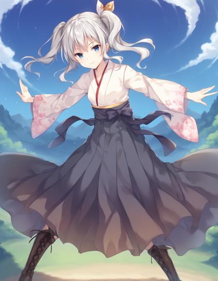 [costume] yagasuri hakama boots/矢絣袴ブーツ