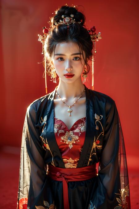 Ancient Chinese Beauty Among the Flowers 花丛中的古风美女