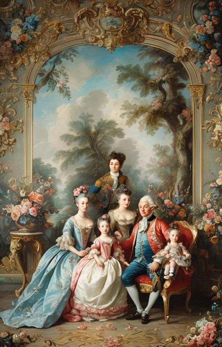 style of patten of Rococo [SDXL] 356