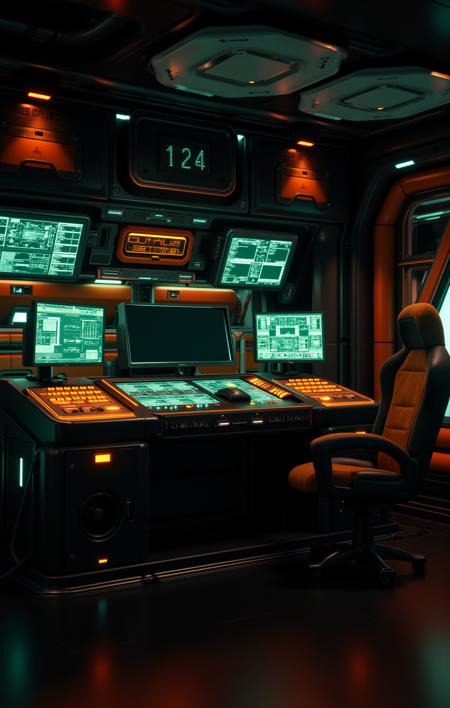 Sci-Fi Interior Space