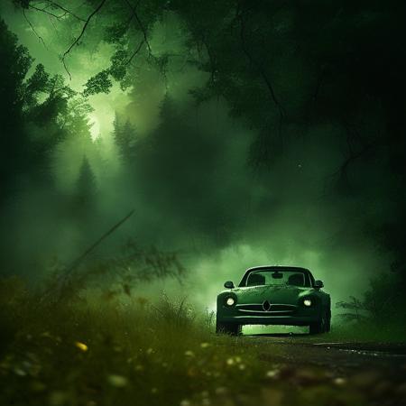 World of Green Mist (SD1, SDXL, Pony, Flux)