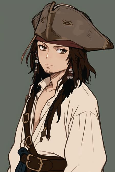 Jack Sparrow - Realistic + Anime - LoRA + Guide