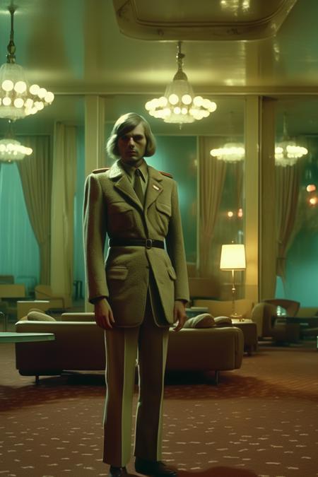Director Rainer Werner Fassbinder style