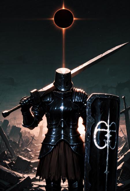 Black Iron Tarkus [Illustrious & Pony • Dark Souls]版本Illustrious (ID: 1142196)