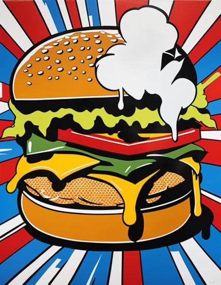 Pop Art - Roy Lichtenstein Style - SDXL 1.0