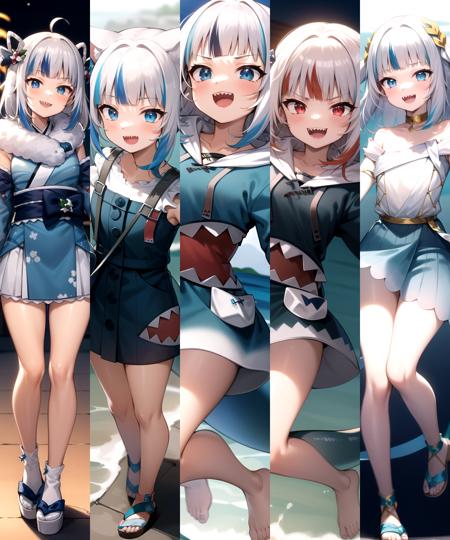 Gawr Gura (Hololive) 6 outfits版本v4-six-outfits (ID: 47430)