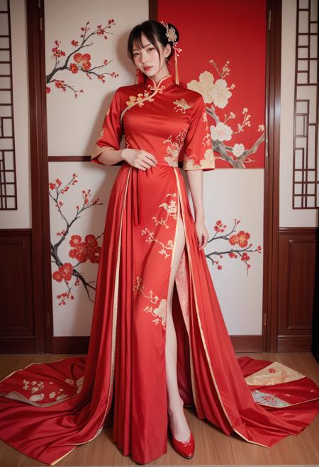 0711 Chinese wedding dress