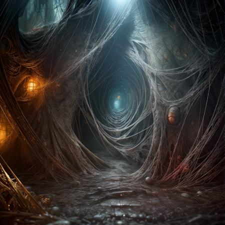 Giant spider lair