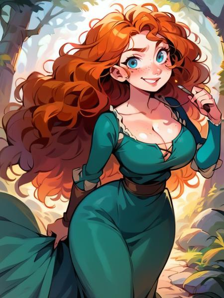 Merida (Brave) Disney Princess - SD 1.5 | XL PONY - by YeiyeiArt