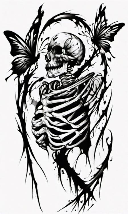 Tattoo design | diablo and horrible design