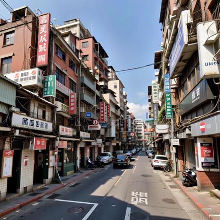 Taiwan Street Background