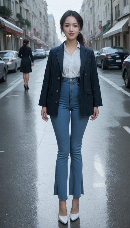 Flared jeans（pony）V1