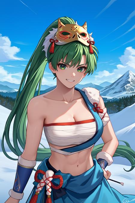 Lyn/リンディス (Fire Emblem: The Blazing Blade) SDXL LoRA | 8 Outfits [Pony Diffusion]