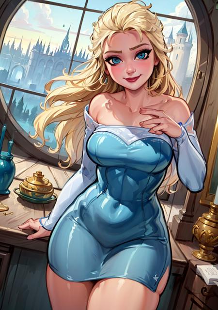 Elsa (Frozen) Disney Princess, by YeiyeiArt