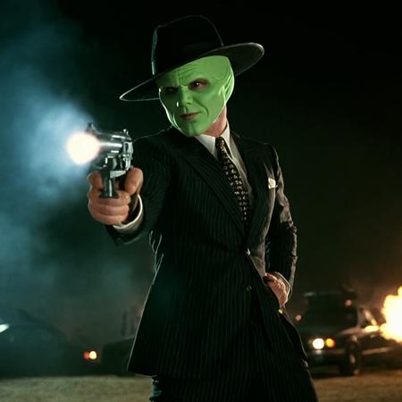 The Mask 1994 Film + Realistic style F1D + XL