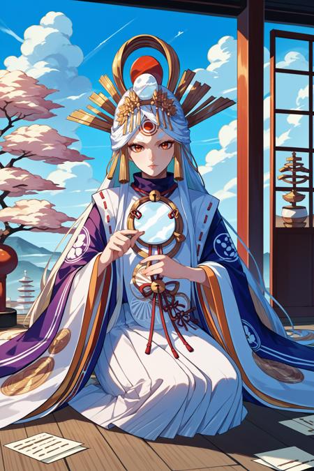 Divine Miketsu/御饌津 (Onmyoji) SDXL LoRA [Pony Diffusion]