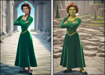 Princess Fiona for PonyXL (Human & Ogre)版本Princess Fiona for PonyXL (ID: 397271)