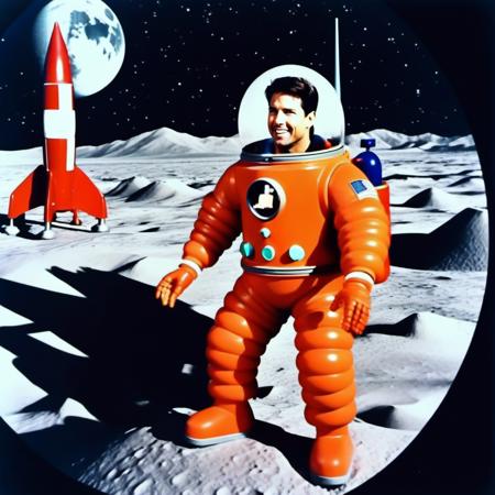 Tintin spacesuit - SDXL