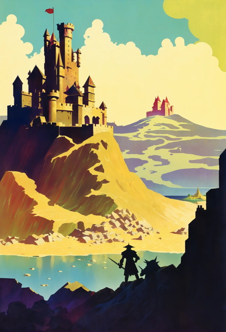 Pulp fantasy visual element wildcards