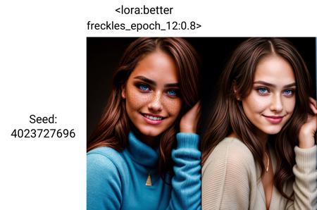 Better Freckles Quality Lora SD 1.5