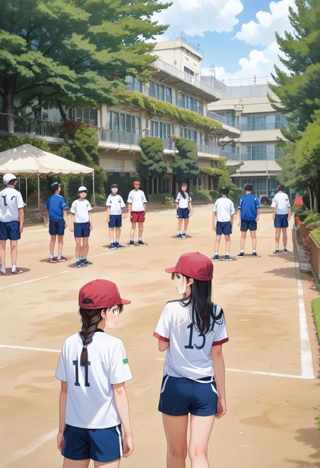 学校の校庭 School grounds PONY