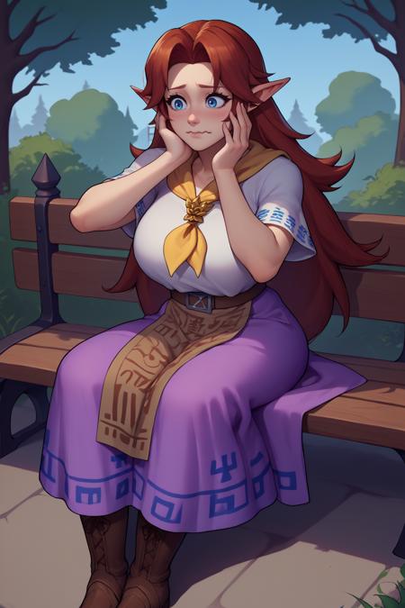 Adult Malon/Cremia/マロン (The Legend of Zelda: Ocarina of Time/Majora's Mask) SDXL LoRA [Pony Diffusion]
